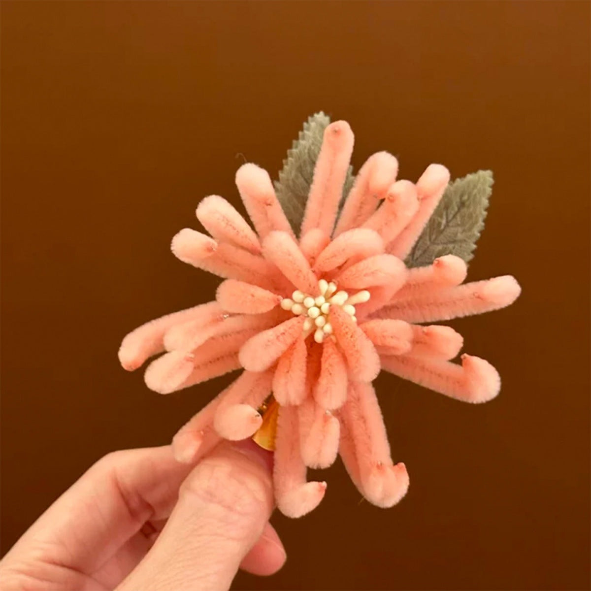 雛菊復古髮夾