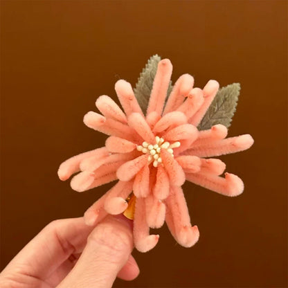 雛菊復古髮夾