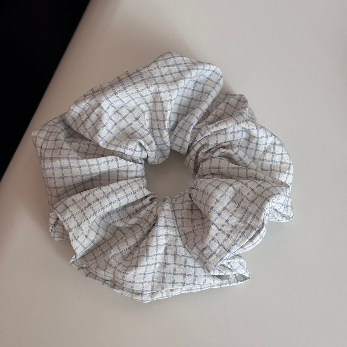 格紋大腸圈簡約髮圈