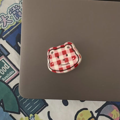 棕色小熊髮夾
