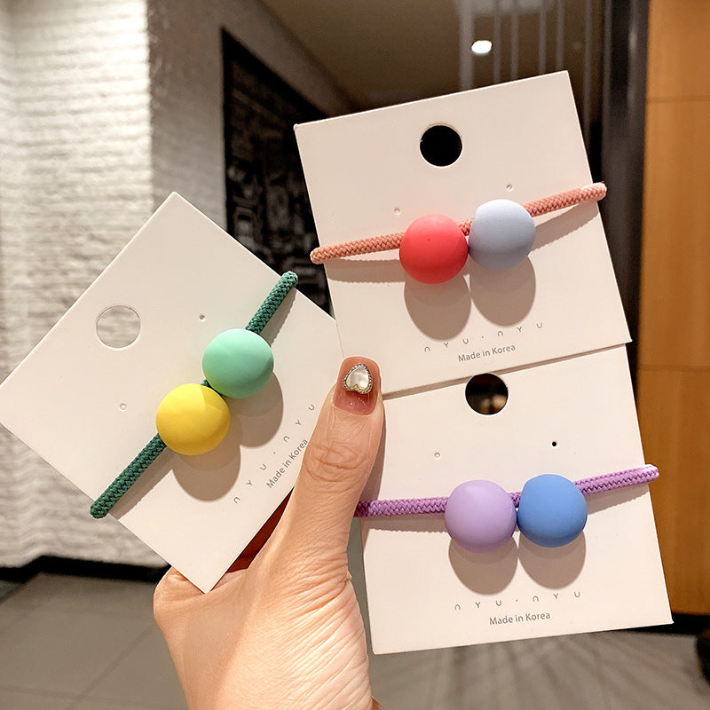 繽紛彈力繩髮圈－商品主圖｜https://igowo.tw/