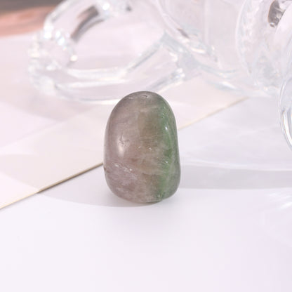 水晶金屬竹節編織項鍊