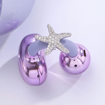 星星蝴蝶結耳環－細節特寫25｜https://igowo.tw/