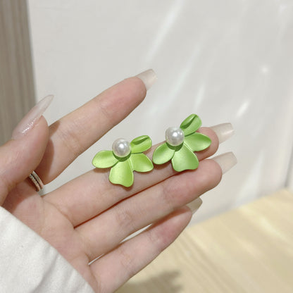 蝴蝶結花朵耳環－細節特寫47｜https://igowo.tw/