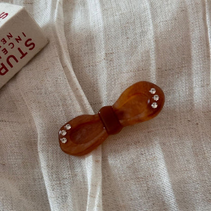醋酸板材蝴蝶結髮夾
