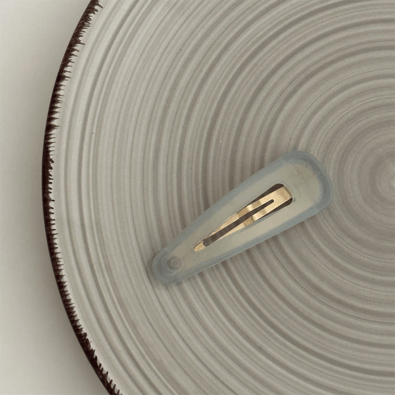 字母三角形復古髮夾