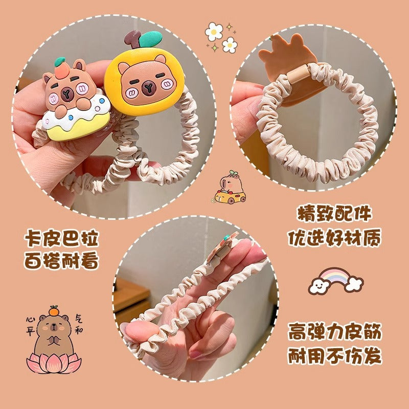 彈力繩編織髮圈－細節特寫2｜https://igowo.tw/