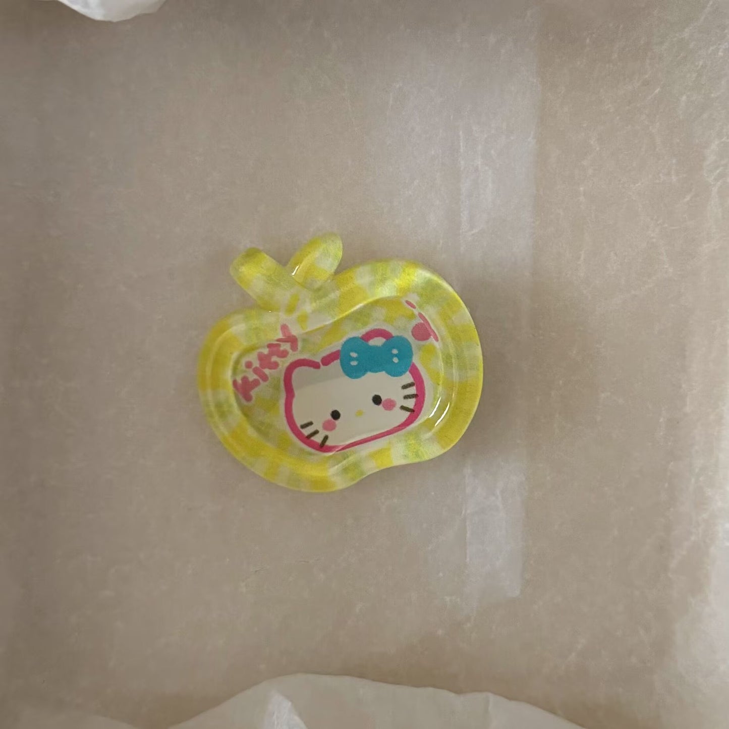貓咪蘋果髮夾