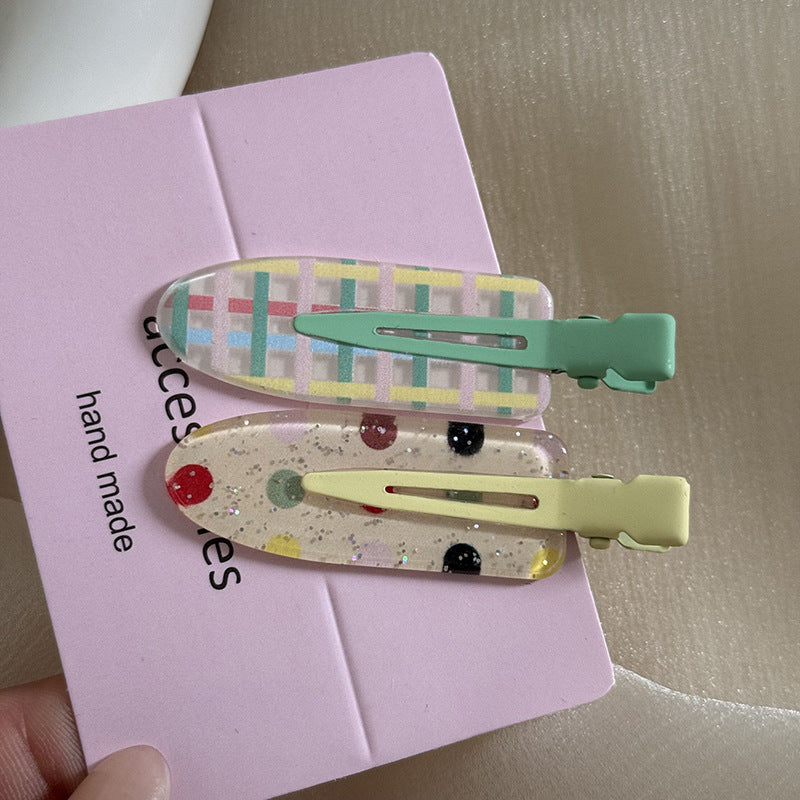 葡萄西瓜髮夾二件組