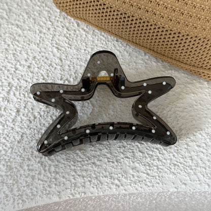 波點星星鯊魚夾