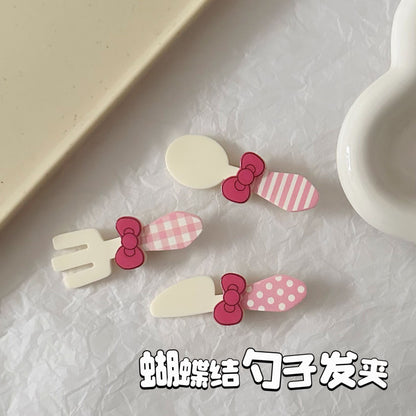 蝴蝶結簡約髮夾－商品主圖｜https://igowo.tw/