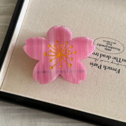 醋酸板材太陽花髮夾