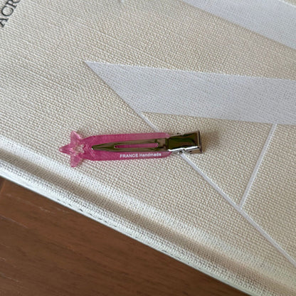 彩色醋酸板材星星髮夾
