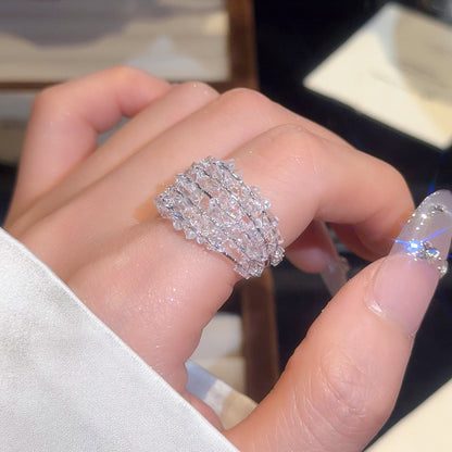 可調式復古戒指套組－18#戒指-銀色款細節16｜https://igowo.tw/