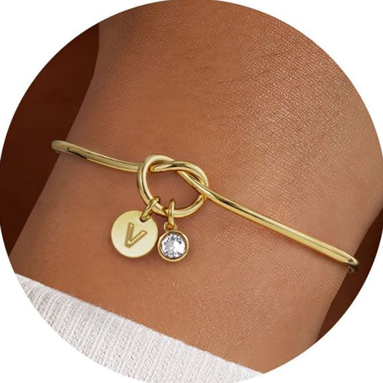 不銹鋼字母手鐲