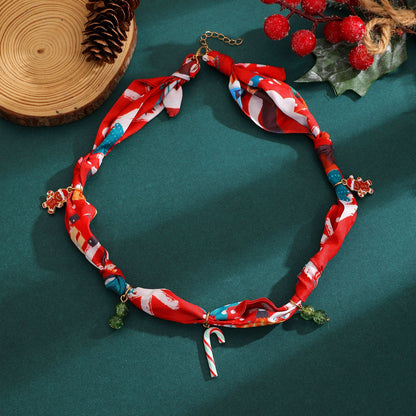 繽紛聖誕小鹿墜飾項鍊－細節特寫5｜https://igowo.tw/
