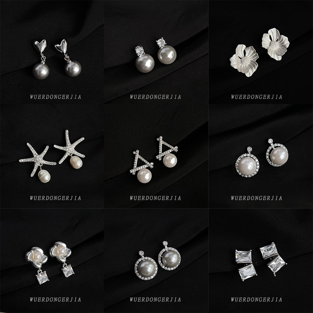 金色鋯石微鑲耳夾－商品主圖｜https://igowo.tw/