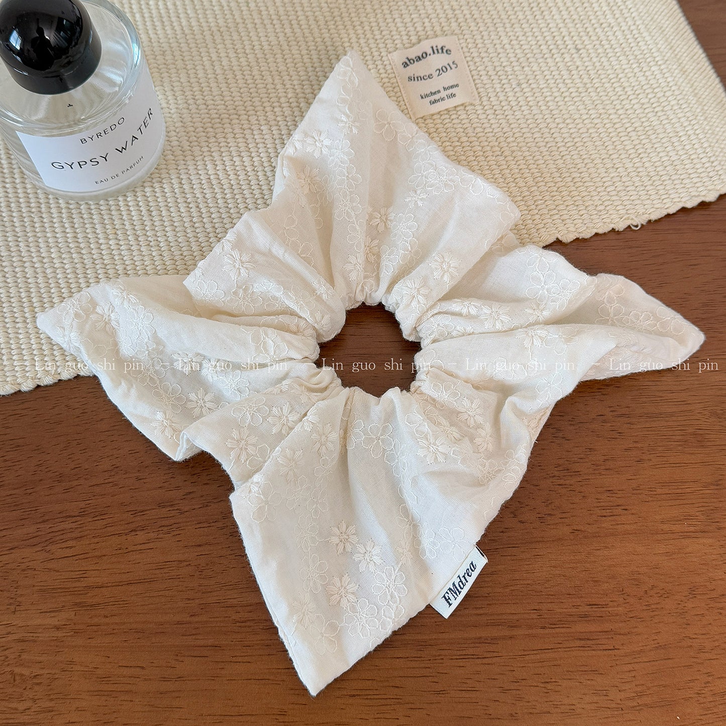 布面大腸圈刺繡髮圈