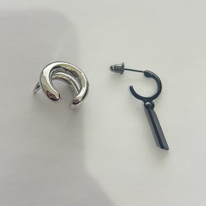 迴紋針簡約耳釘套組