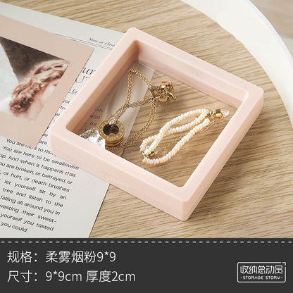 透明簡約耳環