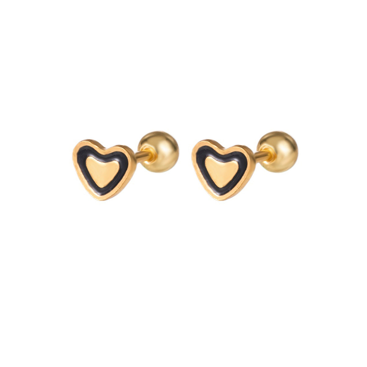 繽紛琺瑯雛菊耳骨釘－細節特寫7｜https://igowo.tw/
