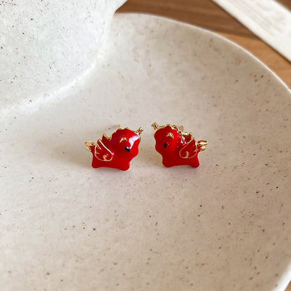 鋯石小馬項鍊耳環組－細節特寫63｜https://igowo.tw/