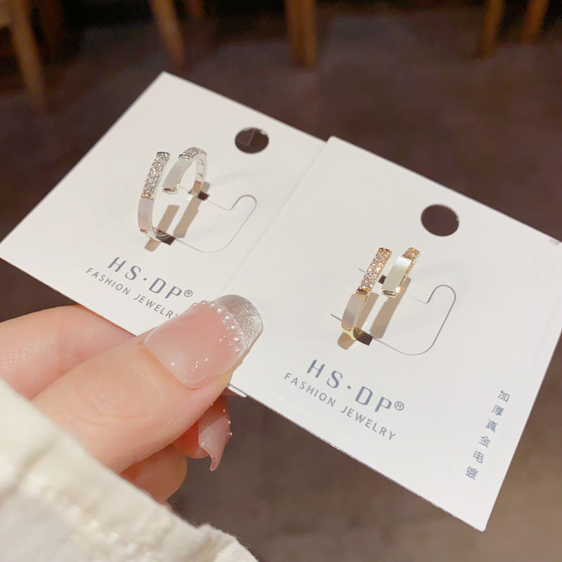 貝母鋯石可調式戒指－商品主圖｜https://igowo.tw/