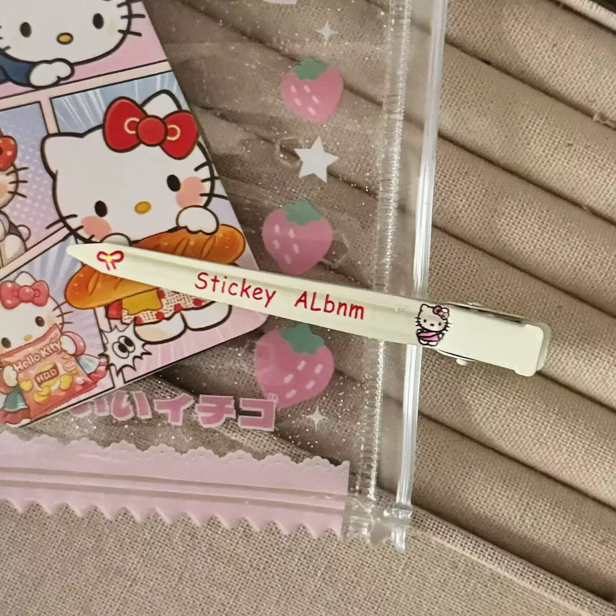 繽紛金屬字母貓咪髮夾