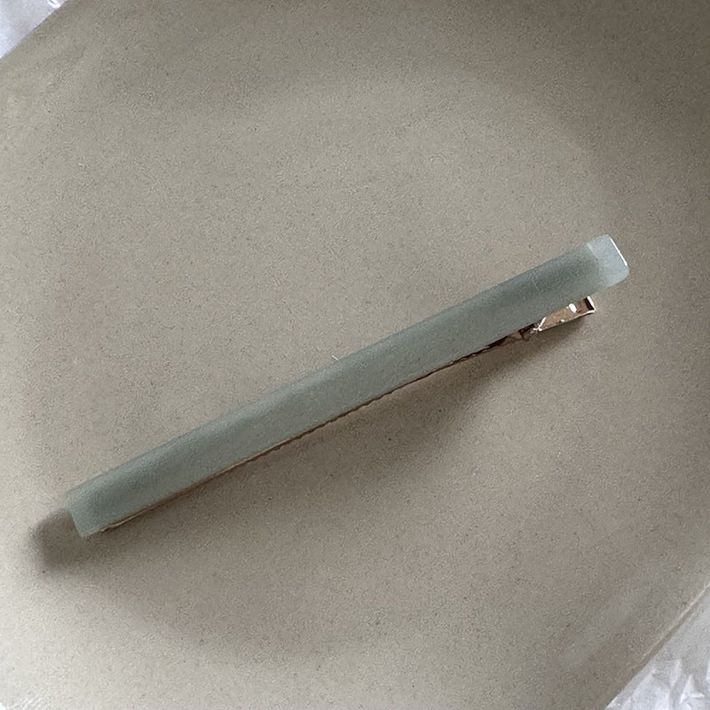 壓克力一字簡約髮夾