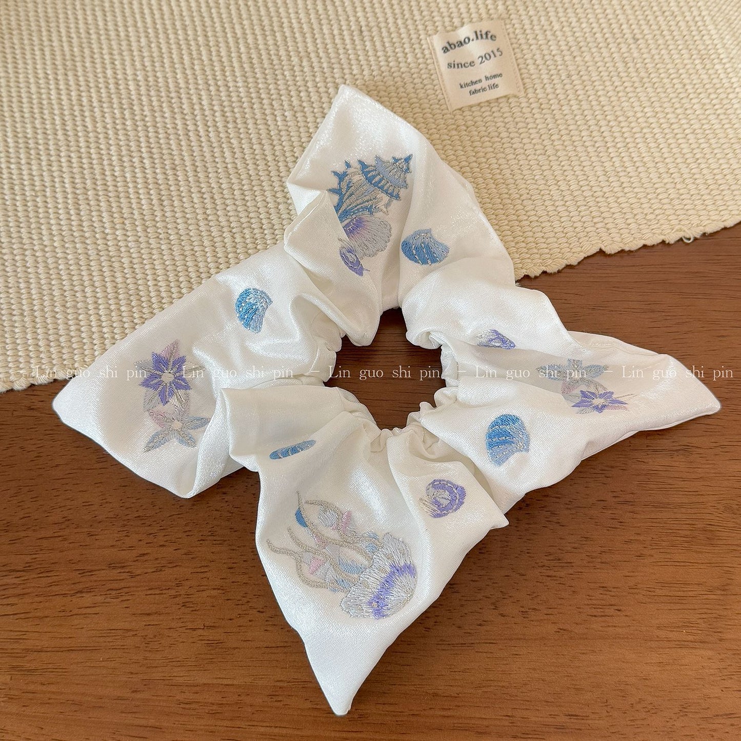彈力繩大腸圈刺繡髮圈
