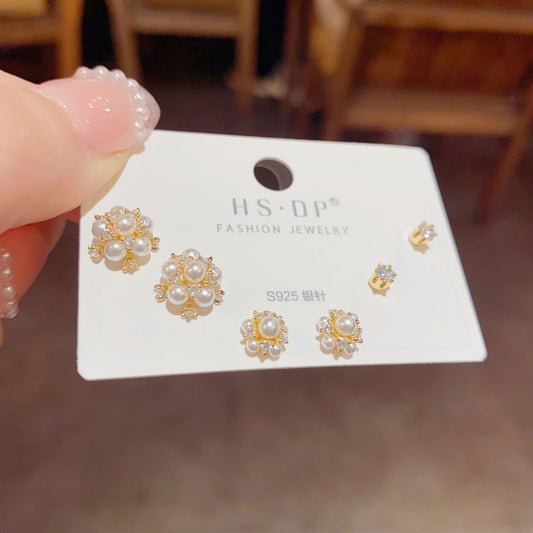 珍珠小巧簡約耳釘－商品主圖｜https://igowo.tw/