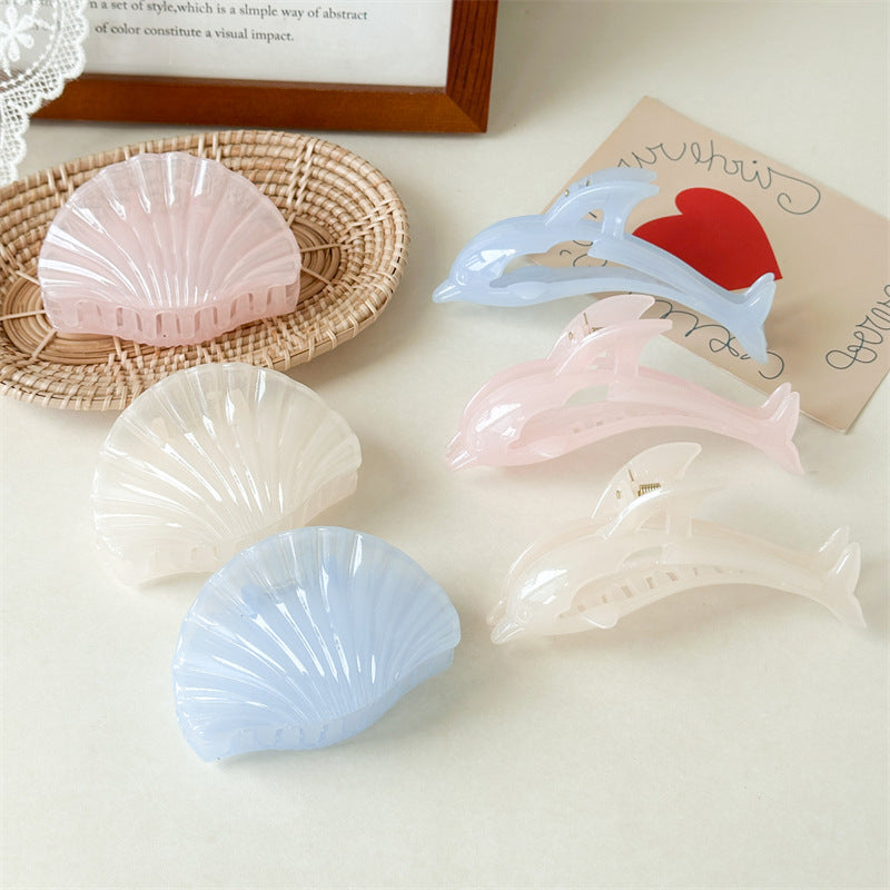 簡約經典鯊魚夾－商品主圖｜https://igowo.tw/