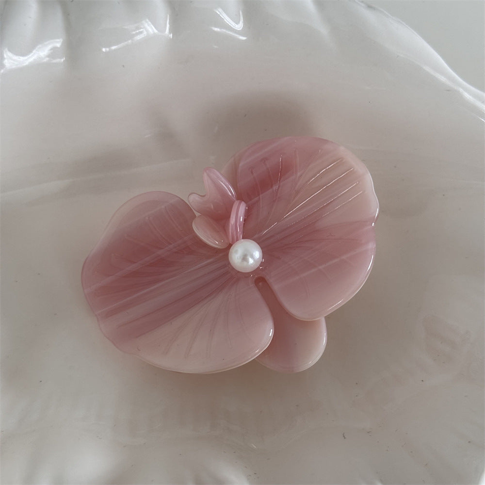 醋酸板材蝴蝶立體髮夾－細節特寫4｜https://igowo.tw/