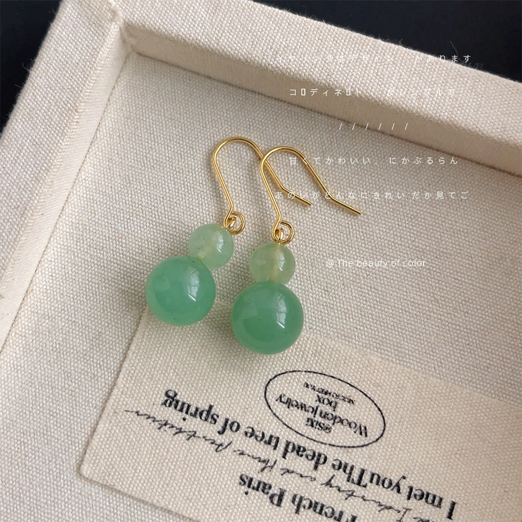 東陵玉葫蘆復古耳環