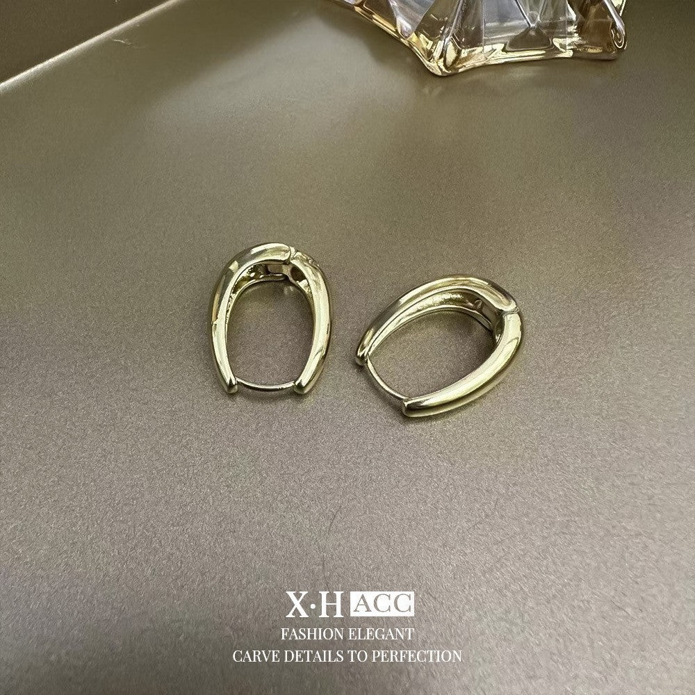 金屬簡約耳環－細節特寫57｜https://igowo.tw/