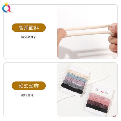 彈力繩簡約髮圈套組－第二視角實拍｜https://igowo.tw/