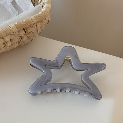星星簡約鯊魚夾