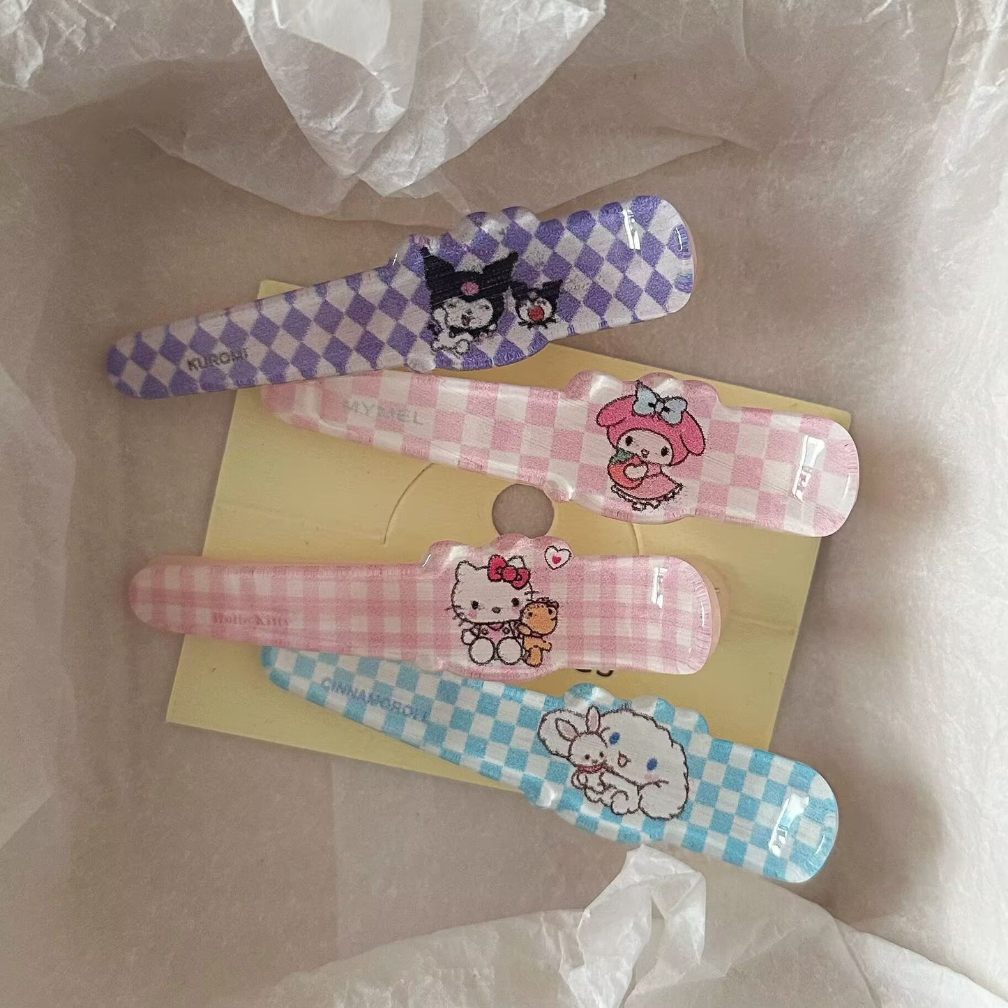 繽紛貓咪髮夾－商品主圖｜https://igowo.tw/