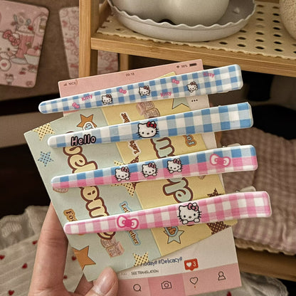 藍色貓咪髮夾－商品主圖｜https://igowo.tw/