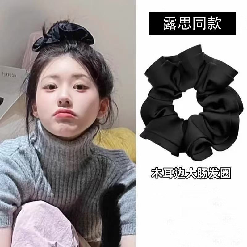 簡約經典髮夾－黑茶色愛心抓夾款細節｜https://igowo.tw/