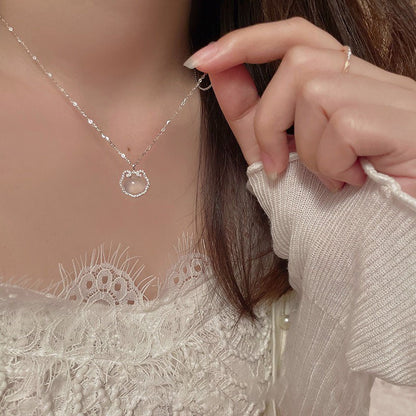 蝴蝶結簡約項鍊－細節特寫35｜https://igowo.tw/