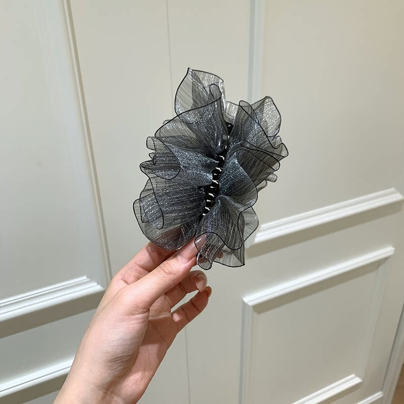 網紗簡約髮夾