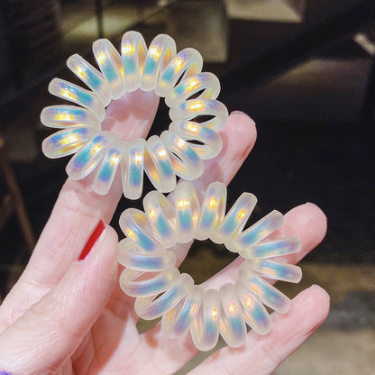 魚尾兩用磨砂髮圈