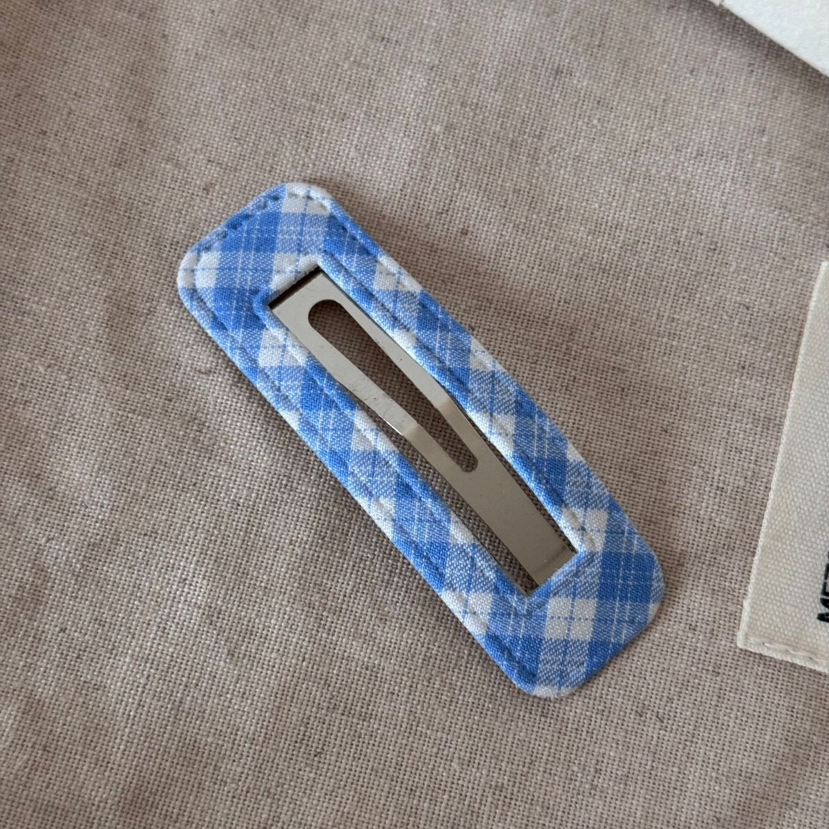 格紋簡約髮夾