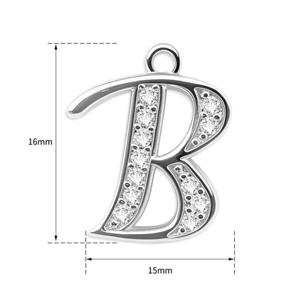 字母微鑲項鍊