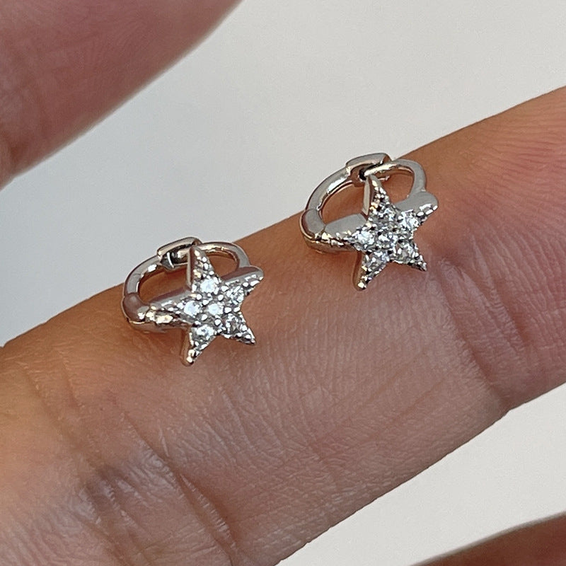 星星小巧簡約耳扣