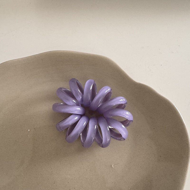 彩色簡約髮圈