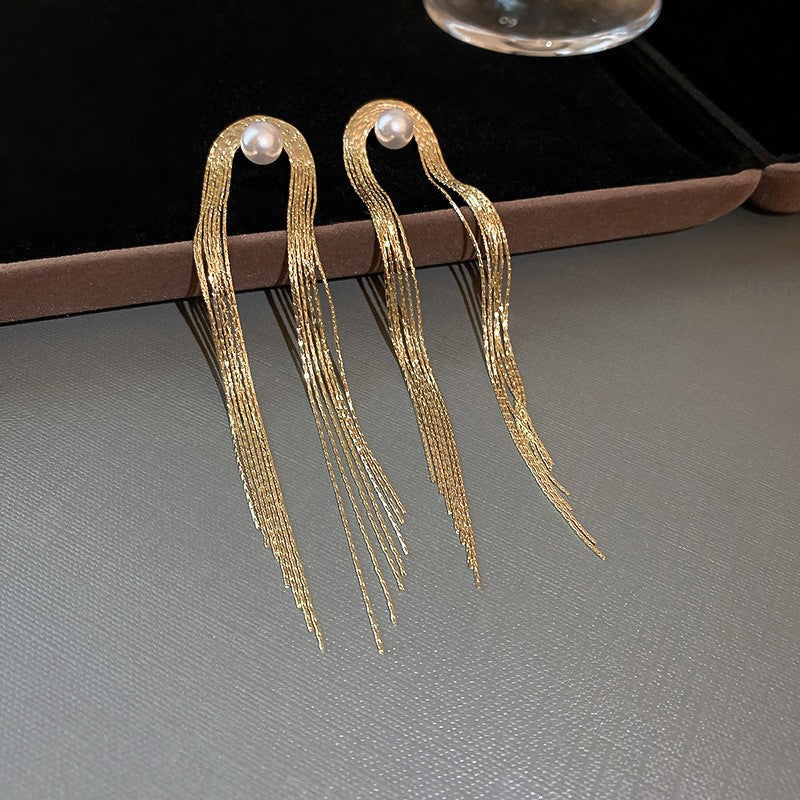 銀針扭紋簡約耳環－細節特寫14｜https://igowo.tw/