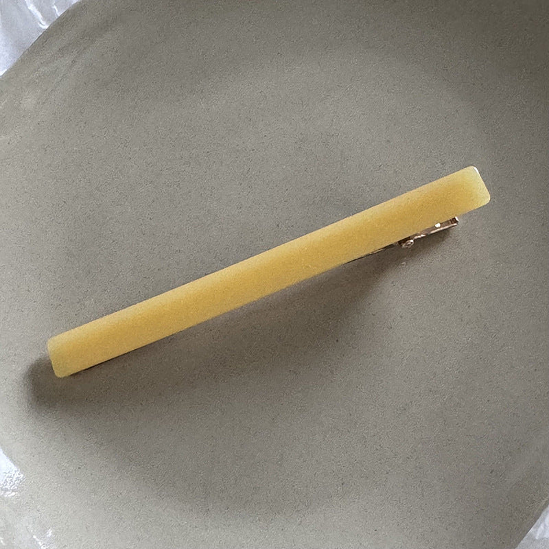 壓克力一字簡約髮夾