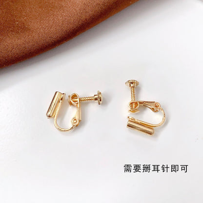 矽膠簡約耳環